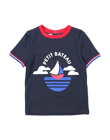 PETIT BATEAU T-shirt Midnight blue 100% Cotton