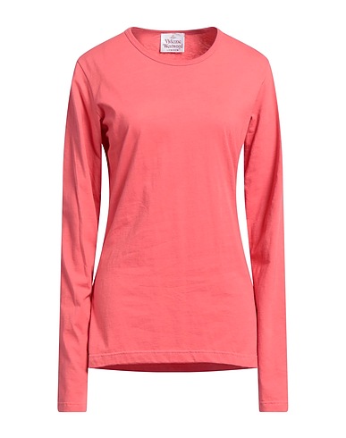 VIVIENNE WESTWOOD Basic T-Shirt Coral 100% Cotton