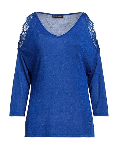 CECILIA BENETTI Pullover Königsblau 75% Viskose, 15% Elastan, 10% Polyester