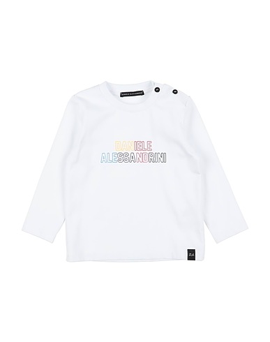 DANIELE ALESSANDRINI T-shirt Bianco 93% Cotone, 7% Elastan