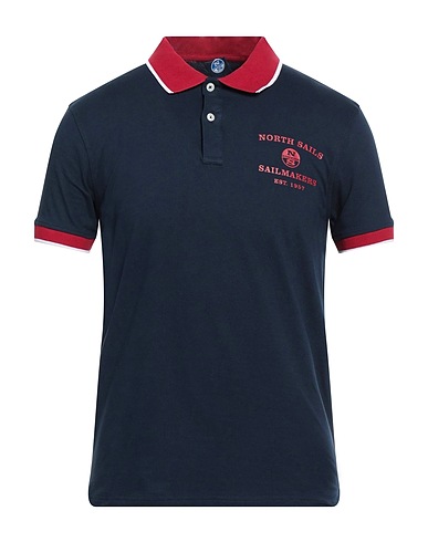 NORTH SAILS Polo shirt Midnight blue 95% Cotton, 5% Elastane