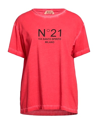 N°21 T-shirt Red 100% Cotton