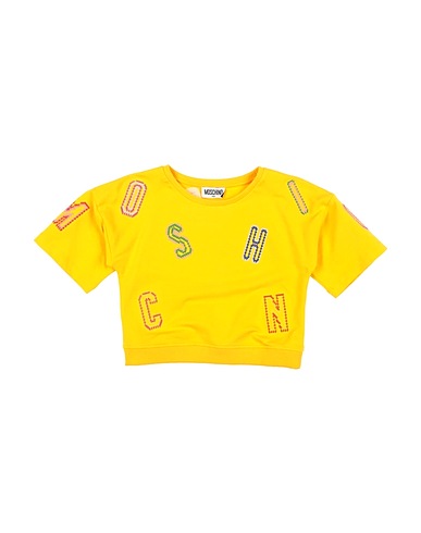MOSCHINO KID Sweatshirt Marigold 95% Cotton, 5% Elastane, Polyester