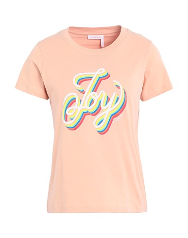 SEE BY CHLOÉ T-shirt Apricot 100% Cotton
