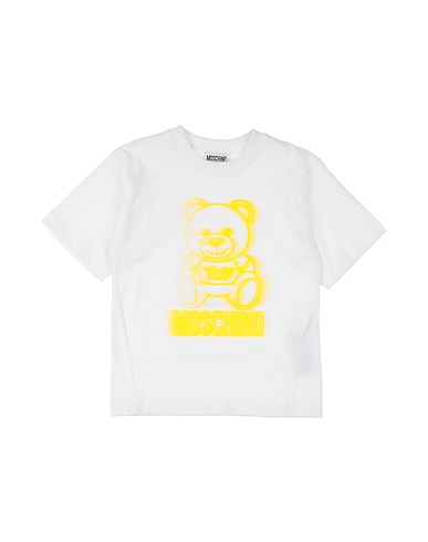 MOSCHINO TEEN T-shirt White 100% Cotton, Elastane
