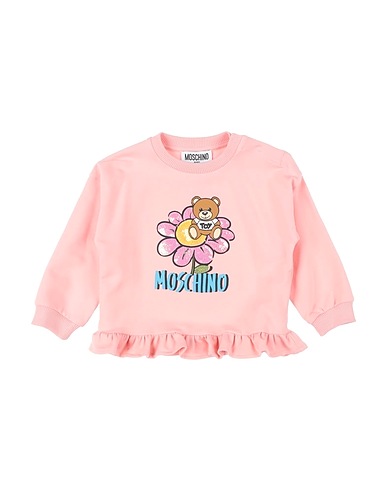 MOSCHINO BABY Felpa Rosa 96% Cotone, 4% Elastan, Poliestere