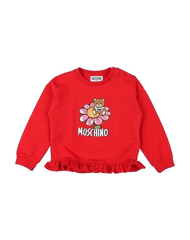 MOSCHINO BABY Sweatshirt Red 96% Cotton, 4% Elastane, Polyester
