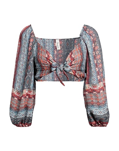 SOUVENIR Top Slate blue 100% Polyester