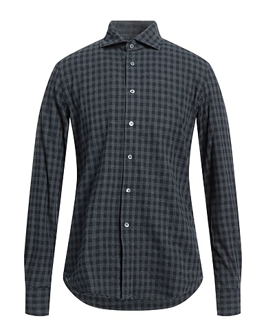 ROSSI Checked shirt Lead 100% Cotton