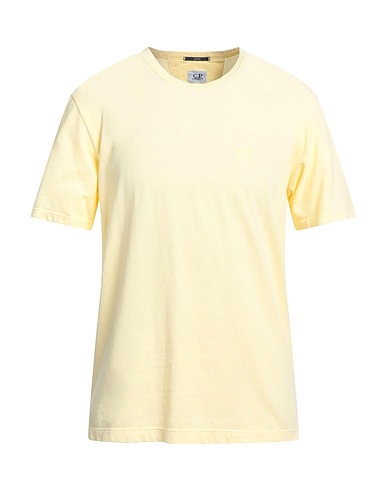 C.P. COMPANY T-shirt Giallo pastello 55% Cotone, 45% Poliammide