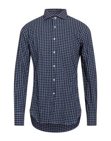 ROSATTI Checked shirt Blue 100% Cotton