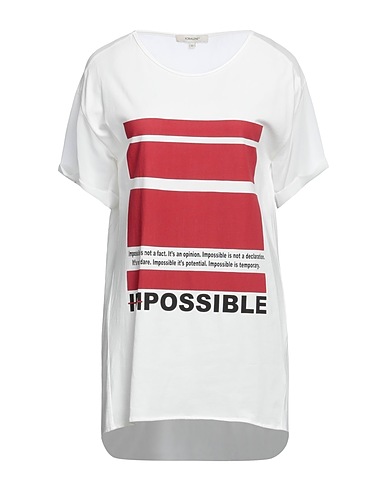 KORALLINE Oversize-T-Shirt Off white 81% Cotton, 15% Polyester, 4% Elastane