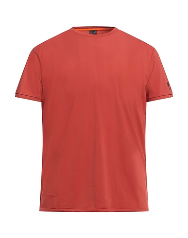 PETER HADLEY Basic T-shirt Rust 73% Polyamide, 27% Elastane