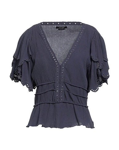 ISABEL MARANT Top Dark purple 55% Cotton, 45% Silk