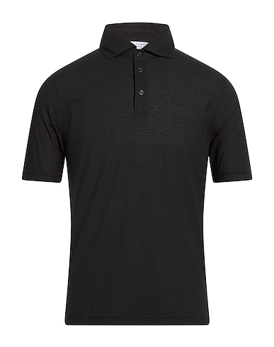 FILIPPO DE LAURENTIIS Polo shirt Black 100% Cotton