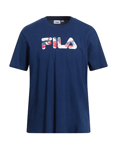 FILA T-shirt Ναυτικό μπλε 100% Βαμβάκι