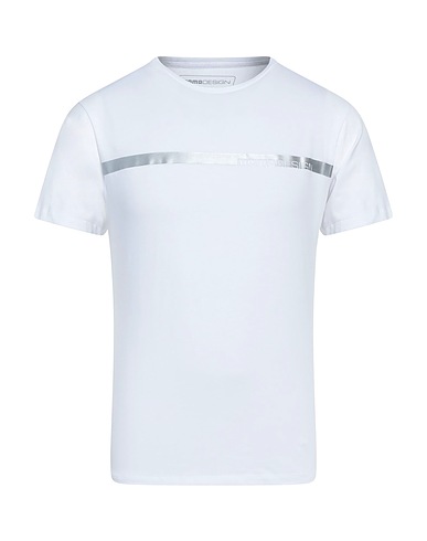 MOMO DESIGN T-shirt White 94% Cotton, 6% Elastane