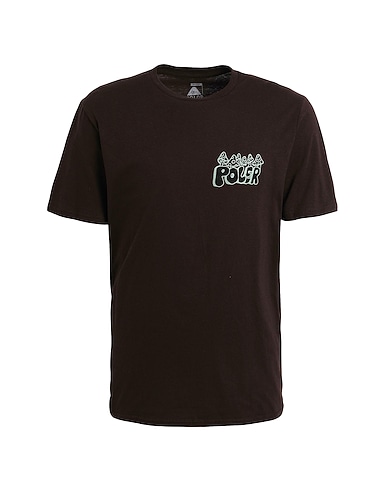 POLER T-shirt Poler Caveman T-Shirt
 Dark brown 100% Cotton