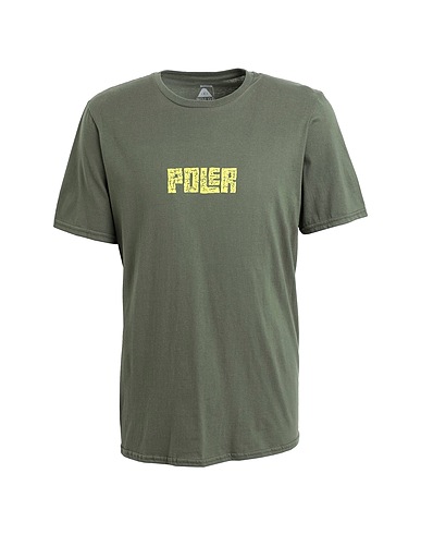 POLER Ｔシャツ Poler Devils Canyon T-Shirt
 ミリタリーグリーン コットン 100%