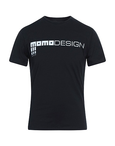 MOMO DESIGN T-shirt Black 90% Cotton, 10% Elastane