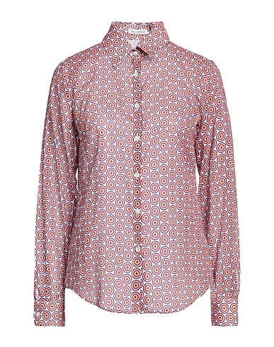 CAMICETTASNOB Patterned shirts & blouses Off white 100% Cotton