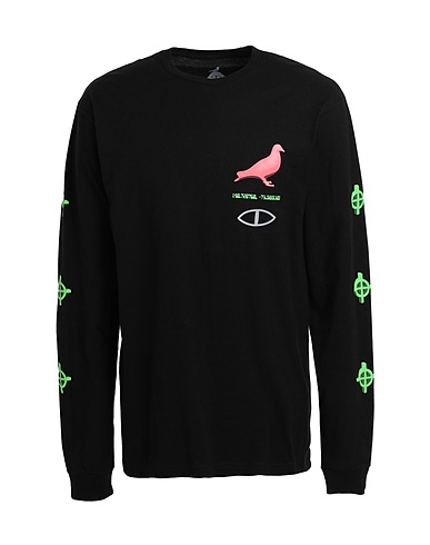 POLER T-Shirt Poler Thermo Pigeon Longsleeve
 Schwarz 100% Baumwolle
