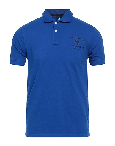 NORTH SAILS Polo shirt Blue 95% Cotton, 5% Elastane