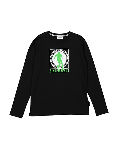 BIKKEMBERGS T-shirt Black 100% Cotton