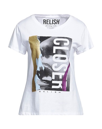 RELISH T-shirt White 100% Cotton