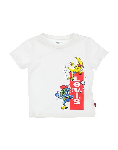 LEVI'S T-shirt White 61% Cotton, 39% Polyester