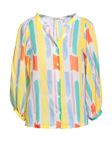 CAMICETTASNOB Patterned shirts & blouses White 100% Cotton