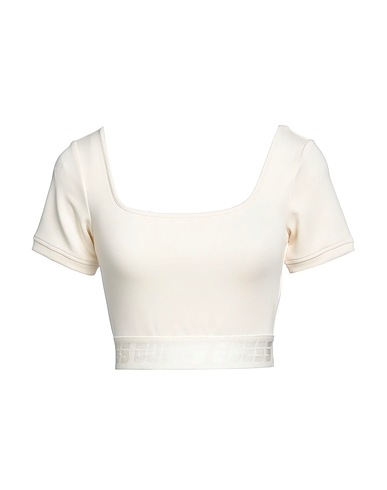 GUESS Top spalle scoperte Panna 54% Modal, 40% Poliestere, 6% Elastan