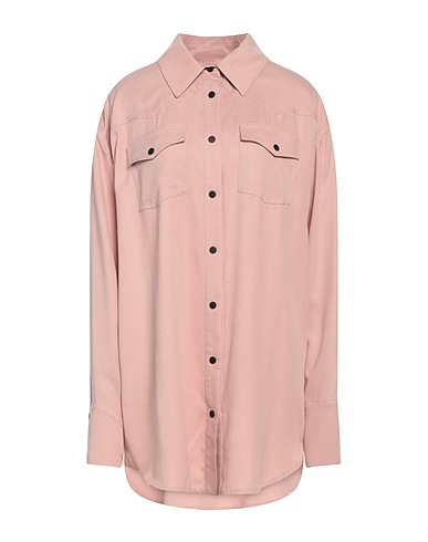 THE MANNEI Solid colour shirts & blouses Antique rose 100% Tencel™