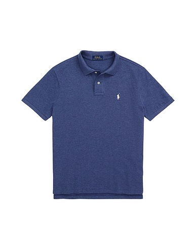POLO RALPH LAUREN Polo shirt Navy blue 100% Cotton