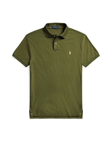 POLO RALPH LAUREN Polo shirt Military green 100% Cotton