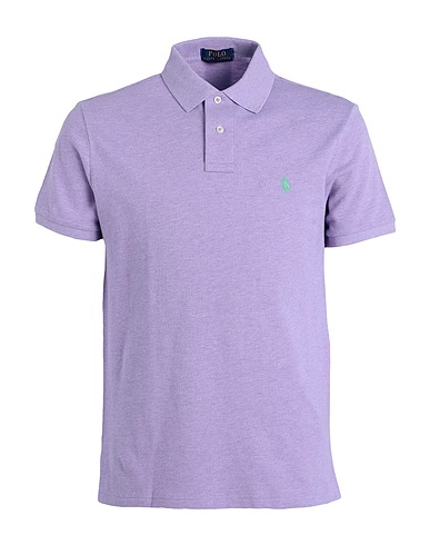 POLO RALPH LAUREN Polo shirt Lilac 100% Cotton
