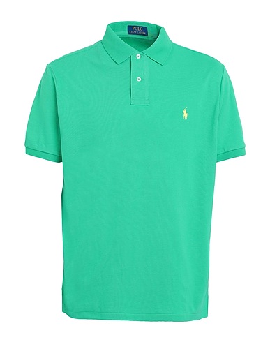 POLO RALPH LAUREN Polo shirt Emerald green 100% Cotton