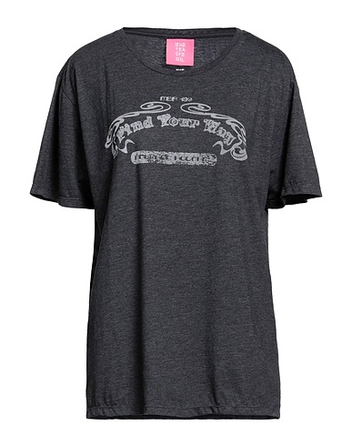 ONE TEASPOON T-shirt Grey 60% Cotton, 40% Polyester