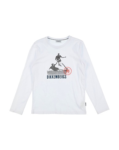 BIKKEMBERGS T-shirt White 100% Cotton