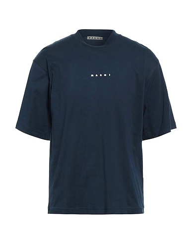 MARNI ベーシックTシャツ ミッドナイトブルー コットン 100%
