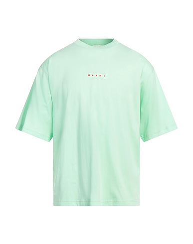 MARNI Basic T-Shirt Light green 100% Cotton
