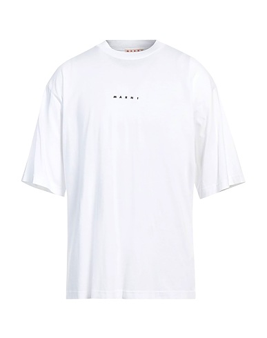 MARNI Basic T-Shirt Weiß 100% Baumwolle