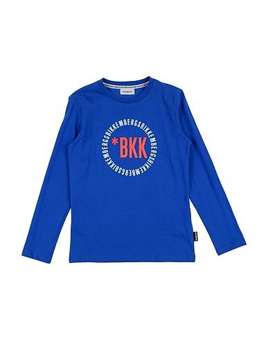 BIKKEMBERGS T-Shirt Blau 100% Baumwolle