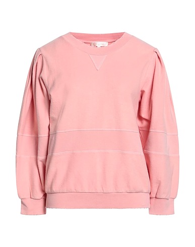 LOVESHACKFANCY Sweatshirt Salmon pink 97% Cotton, 3% Elastane