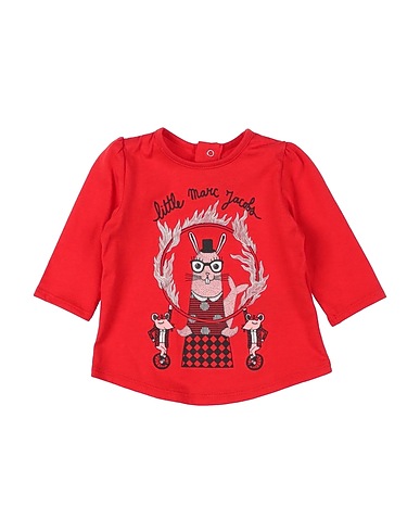 MARC JACOBS T-shirt Red 50% Modal, 50% Cotton