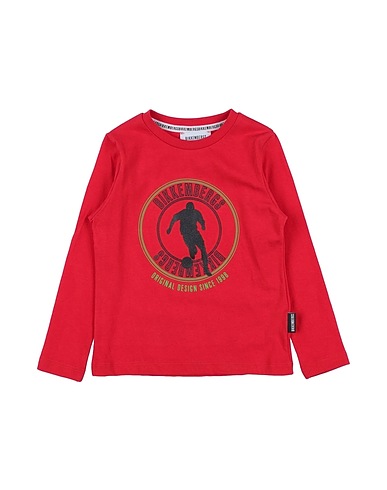 BIKKEMBERGS T-shirt Rosso 100% Cotone