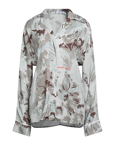OFF-WHITE™ Patterned shirts & blouses Grey 100% Viscose