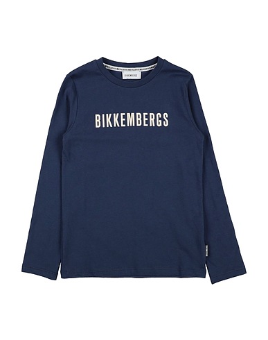 BIKKEMBERGS T-shirt Midnight blue 100% Cotton