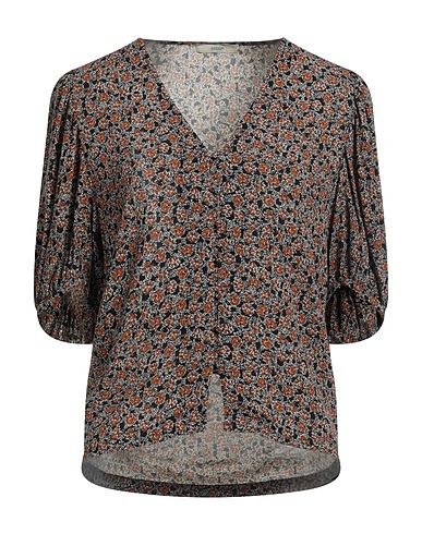 SESSUN Floral shirts & blouses Midnight blue 100% Viscose
