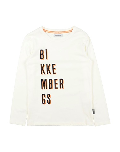 BIKKEMBERGS T-shirt Ivory 100% Cotton